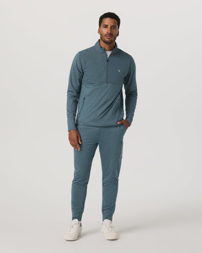 Sunday Performance Jogger 28" Blue Sea Heather Joggers - Vuori