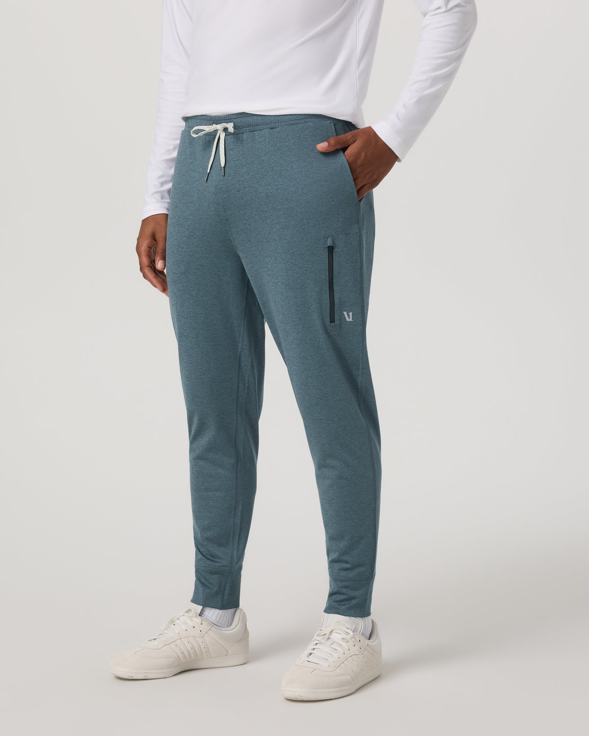 Sunday Performance Jogger 28" Blue Sea Heather Joggers - Vuori