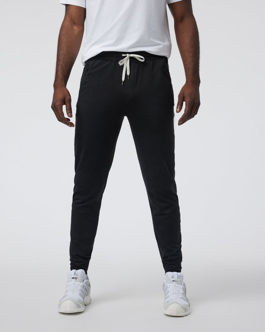 Ponto Performance Jogger Athletic Slim Fit 30" Black Heather - Vuori