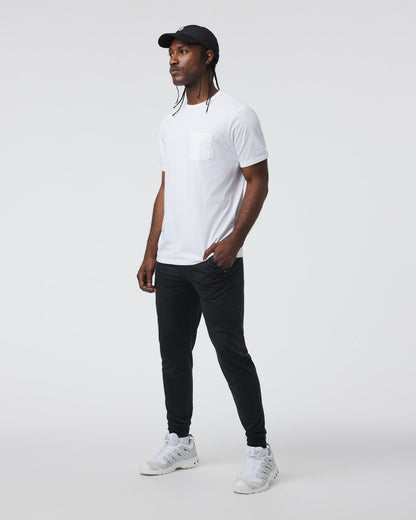 Ponto Performance Jogger Athletic Slim Fit 30" Black Heather - Vuori