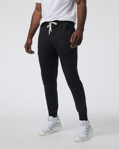 Ponto Performance Jogger Athletic Slim Fit 30" Black Heather - Vuori