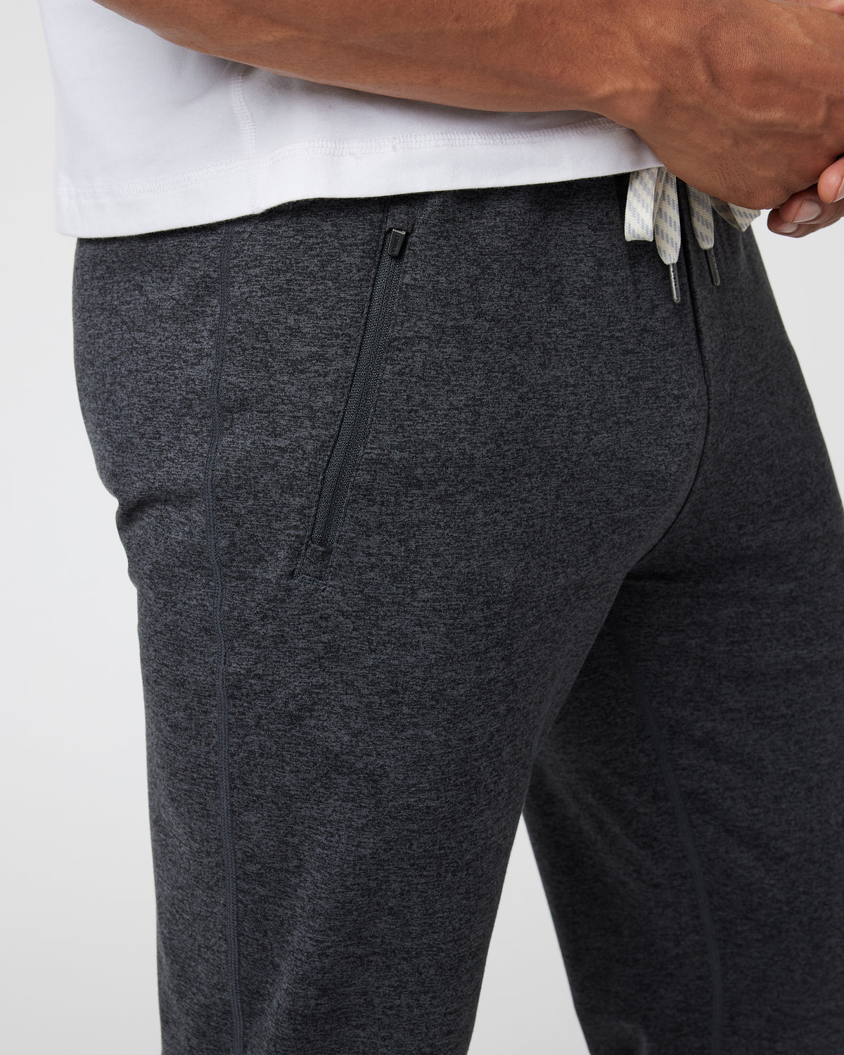 Ponto Performance Jogger Athletic Slim Fit 30" Charcoal Heather - Vuori