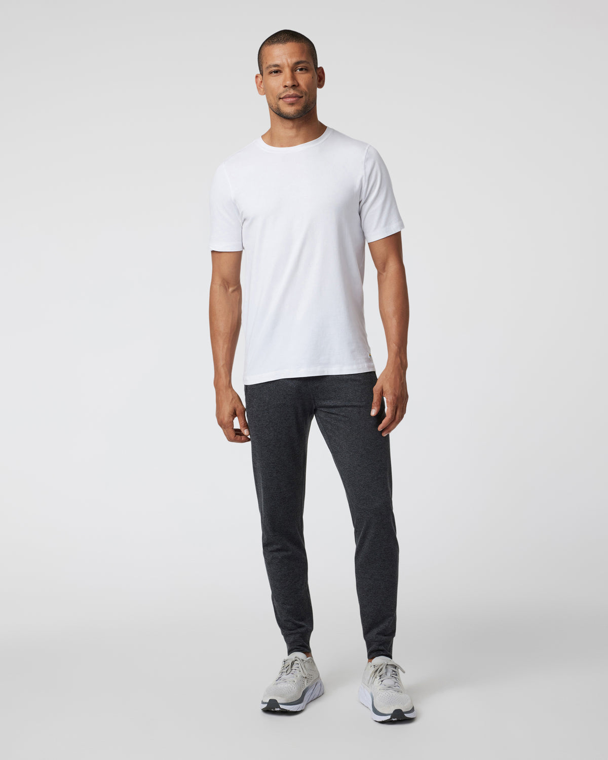 Ponto Performance Jogger Athletic Slim Fit 30" Charcoal Heather - Vuori