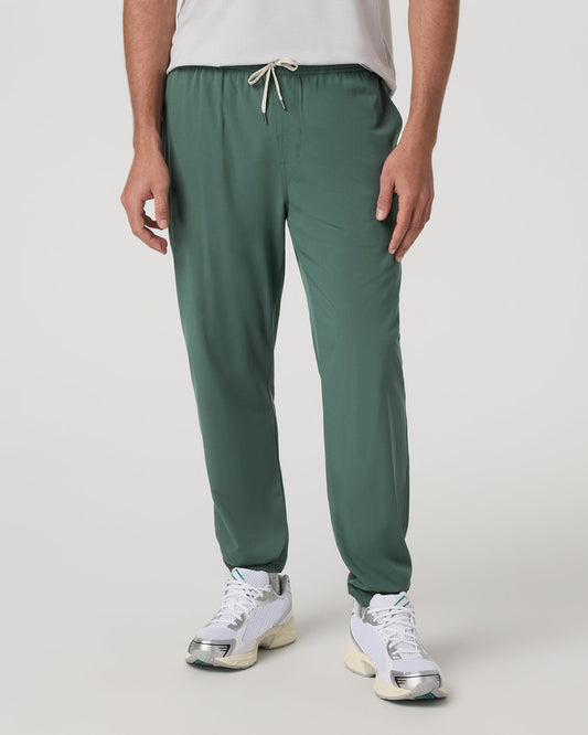 Kore Jogger Lined 28" Men's Agate Green Joggers with Liner - Vuori