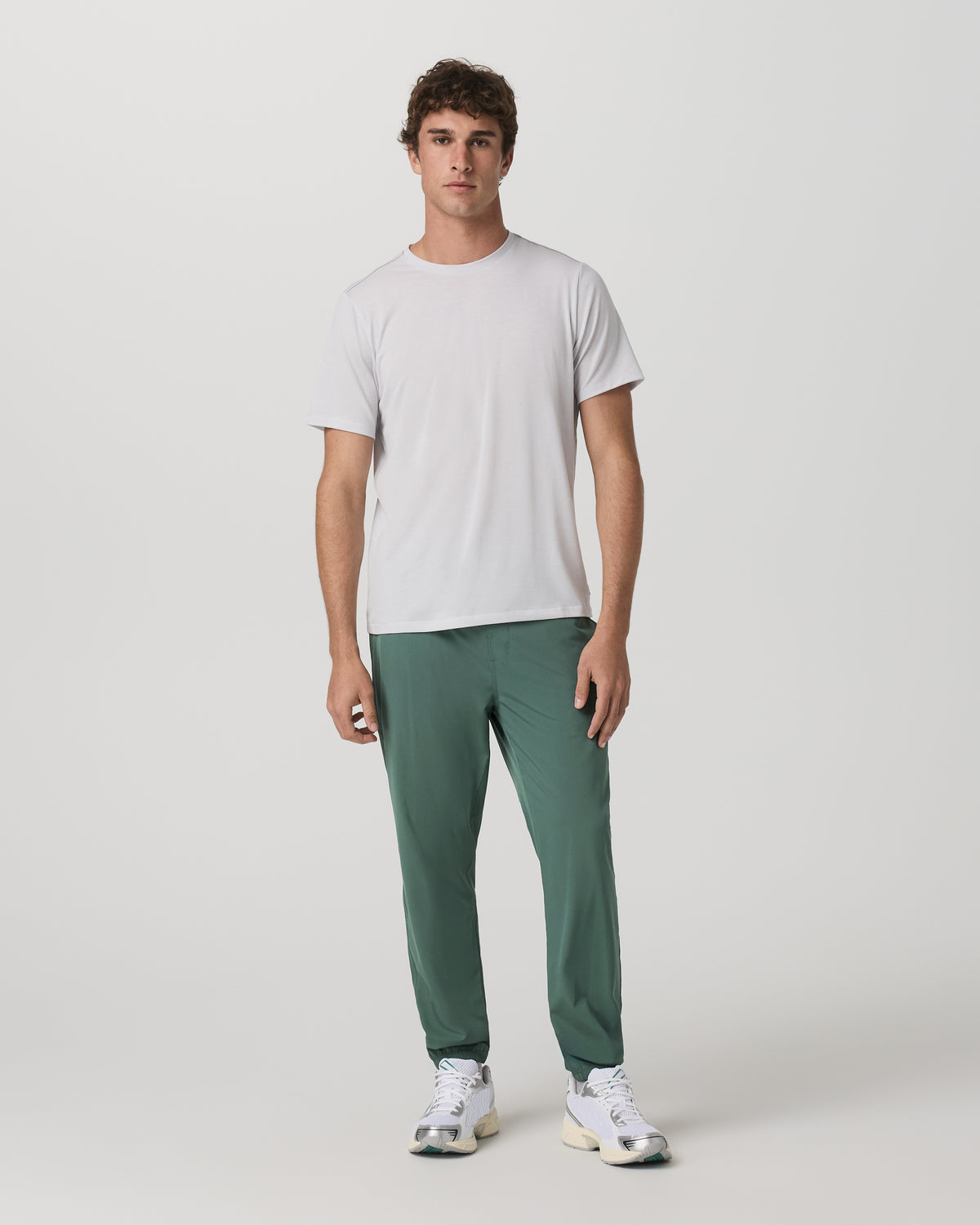 Kore Jogger Lined 28" Men's Agate Green Joggers with Liner - Vuori