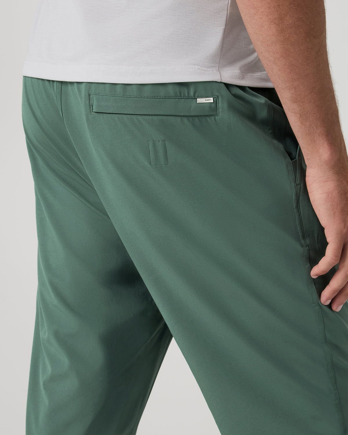 Kore Jogger Lined 28" Men's Agate Green Joggers with Liner - Vuori