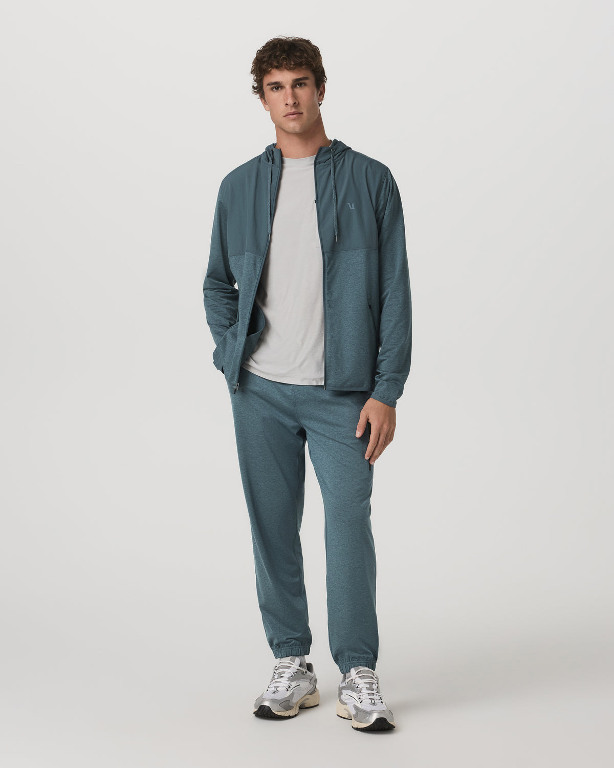 Men's Sunday Performance Sweatpant Blue Sea Heather - Vuori