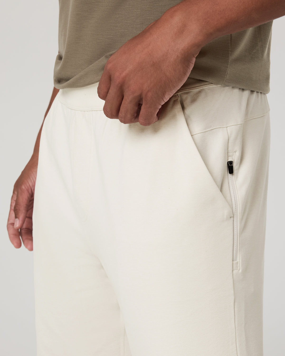 Coronado Sweatpant Men's Ivory Heather Sweatpants - Vuori