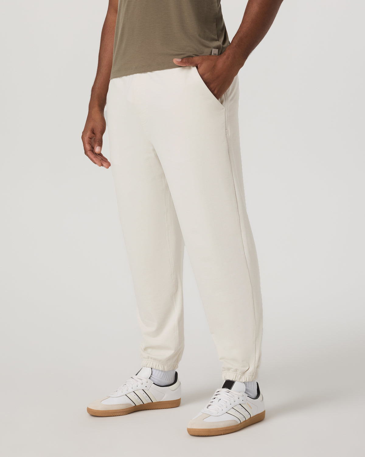 Coronado Sweatpant Men's Ivory Heather Sweatpants - Vuori