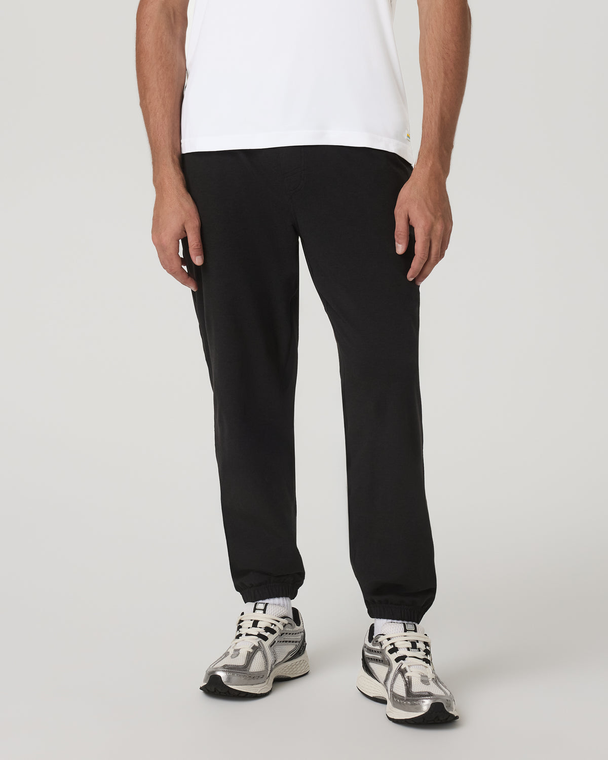Men's Coronado Mixed Media Sweatpant 28" Black Heather - Vuori