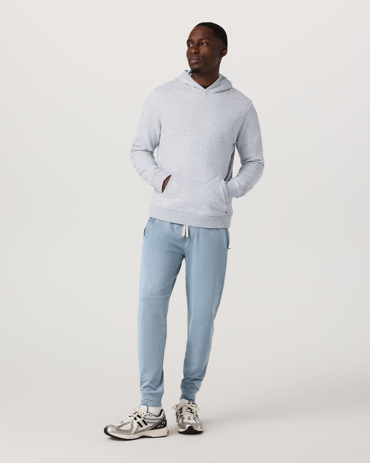 Ponto Performance Jogger 30" Men's Flint Heather Jogger - Vuori