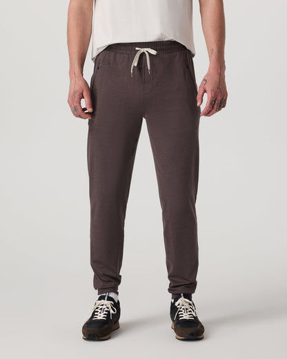 Men's Ponto Performance Jogger 30" Sangria Heather - Vuori