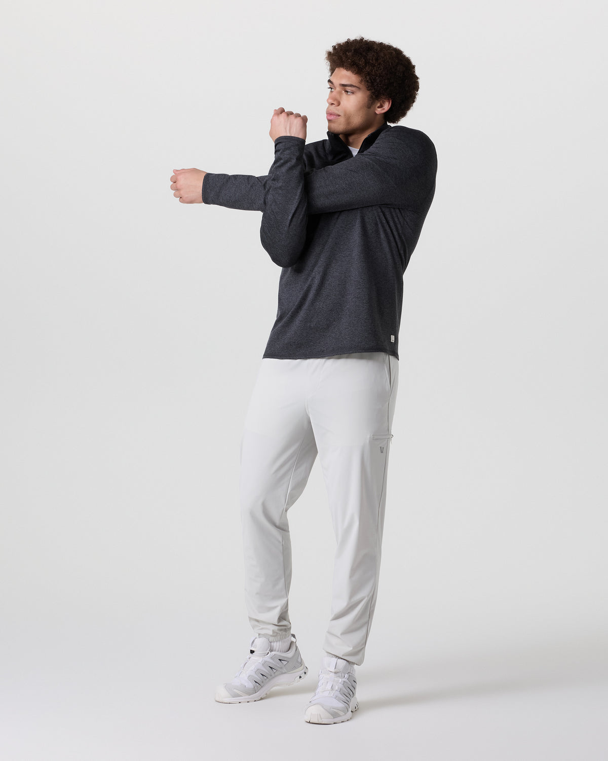 Fleet Sport Jogger Men's Sky Grey Lightweight Joggers - Vuori