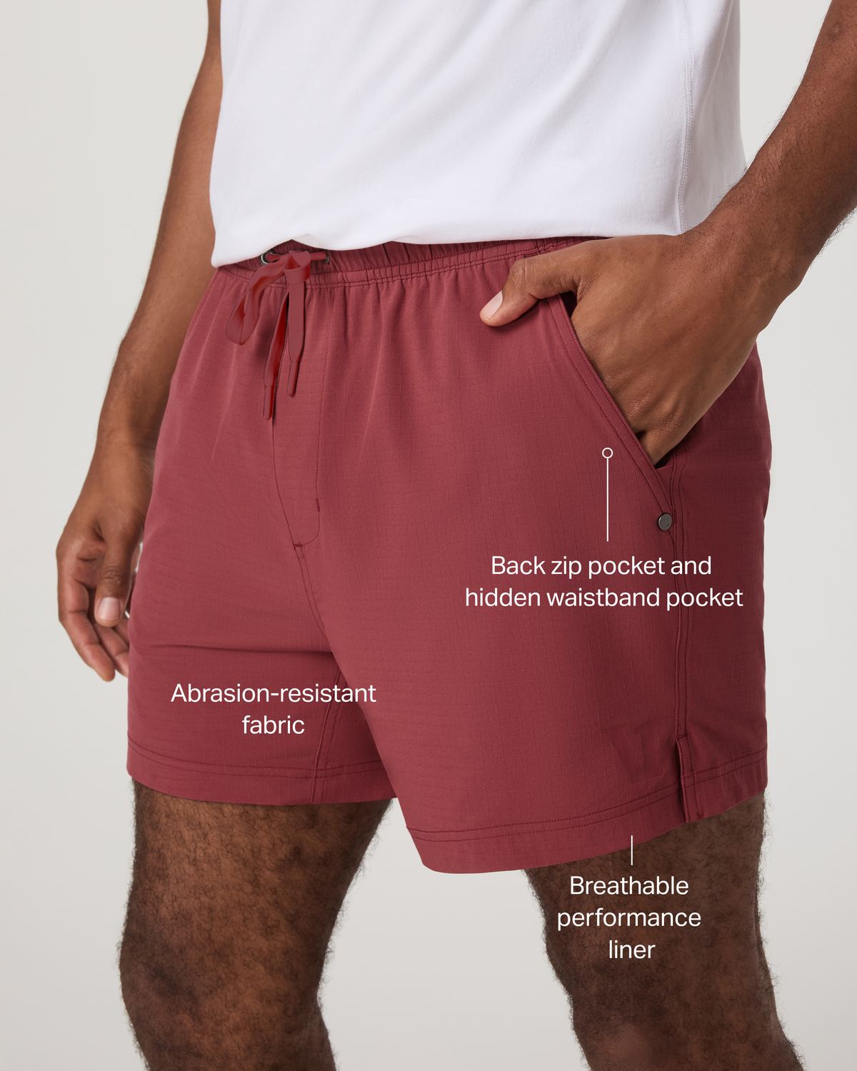 HardKore Short Lined 5" Men's Fire Performance Shorts - Vuori