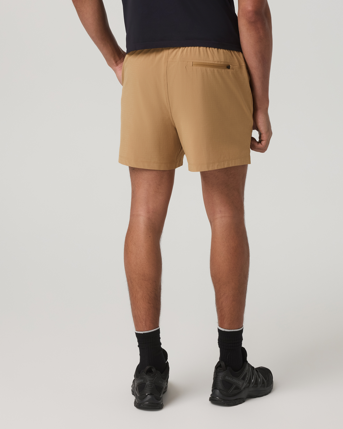HardKore Short Lined 5" Men's Burlap Performance Shorts - Vuori