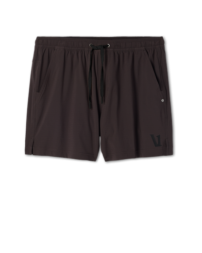 HardKore Short Lined 5" Men's Carbon Performance Shorts - Vuori
