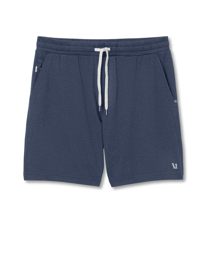 Ponto Performance Short 7" Men's Azure Heather Shorts - Vuori