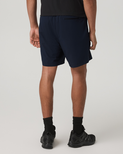 HardKore Short Lined 7" Men's Ink Performance Shorts - Vuori