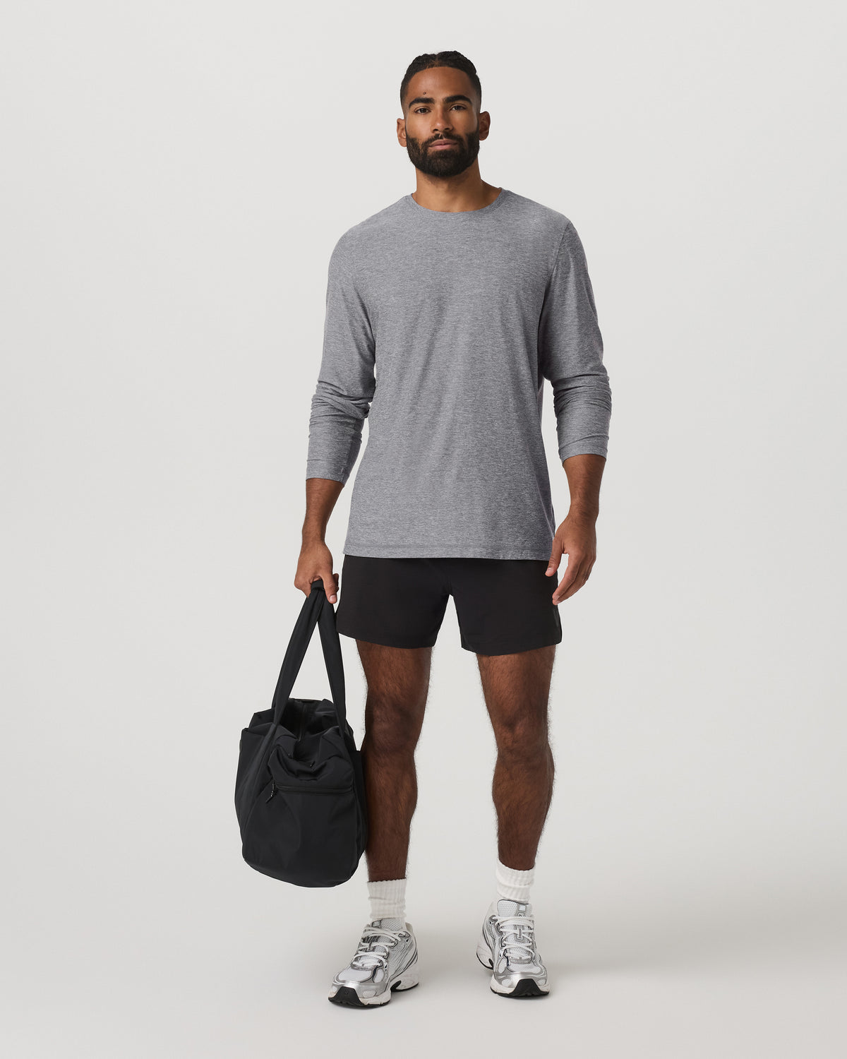 HardKore Short Lined 5" Men's Black Performance Shorts - Vuori