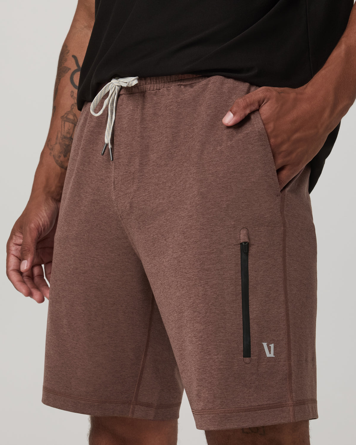 Sunday Performance Short 8" Men's Sable Heather Shorts - Vuori