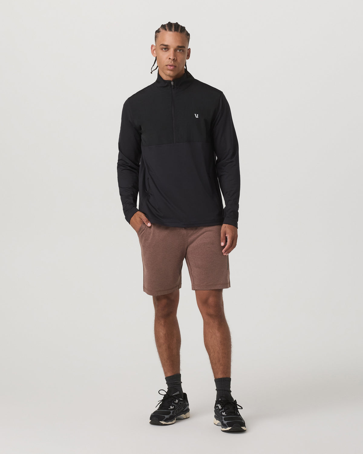 Sunday Performance Short 8" Men's Sable Heather Shorts - Vuori