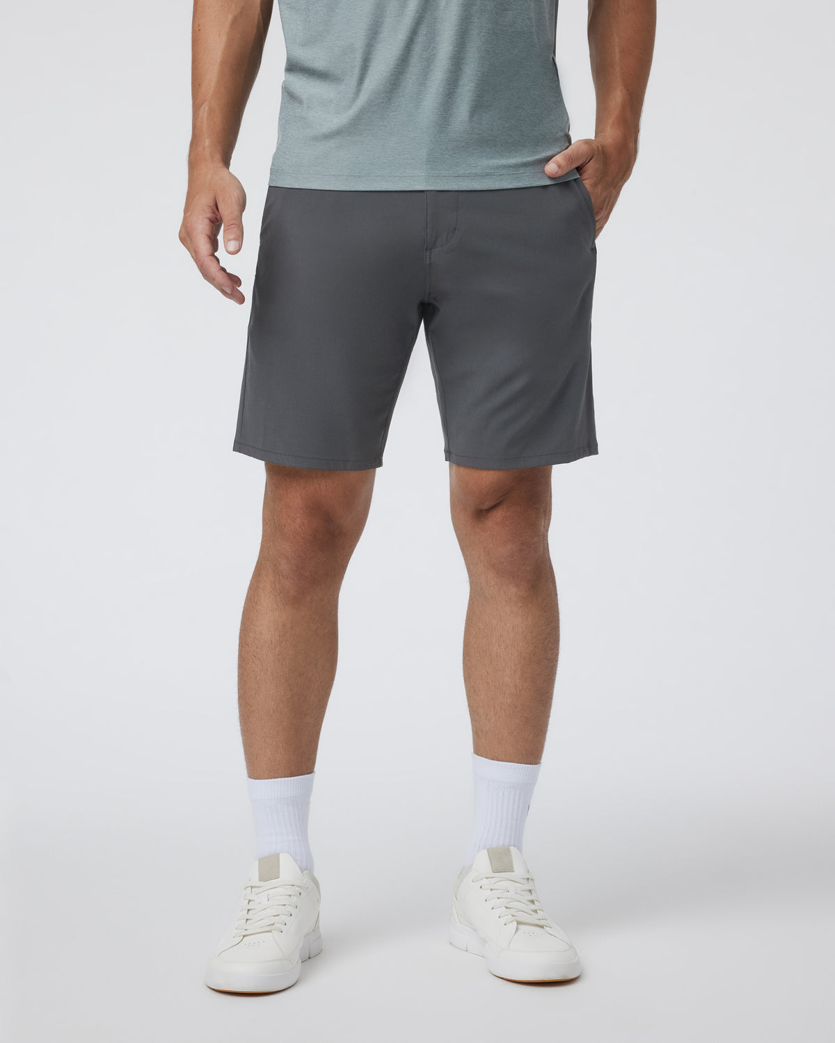 Aim Short Charcoal Men's Tailored Shorts Clothing - Vuori