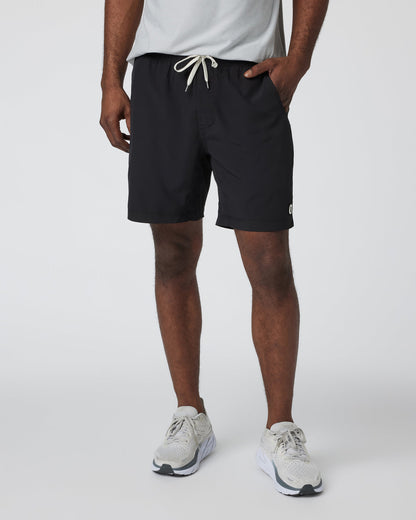 Kore Short Unlined 7" Black Unlined Athletic Shorts - Vuori