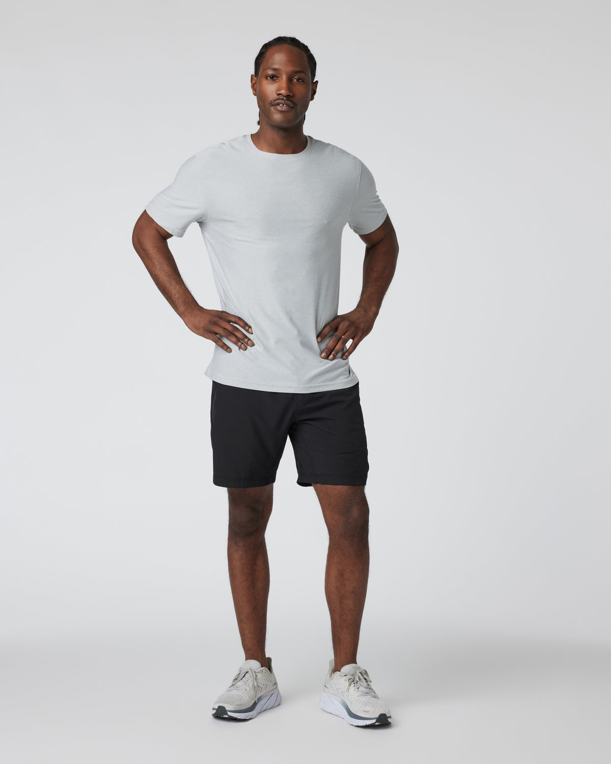 Kore Short Unlined 7" Black Unlined Athletic Shorts - Vuori