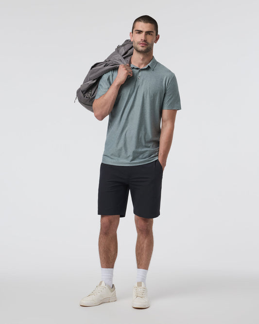 Meta Short 8" Black Chino Shorts - Vuori