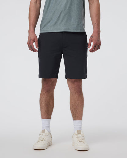 Meta Short 8" Black Chino Shorts - Vuori