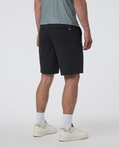 Meta Short 8" Black Chino Shorts - Vuori