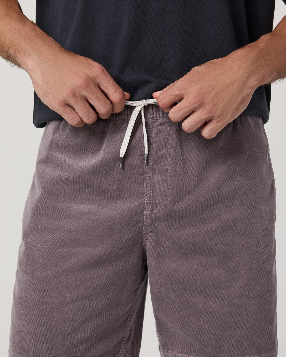 Optimist Elastic Waist Short 8" Men's Huckleberry Shorts - Vuori
