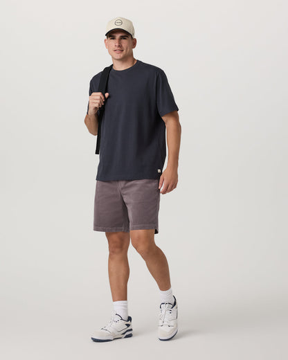 Optimist Elastic Waist Short 8" Men's Huckleberry Shorts - Vuori
