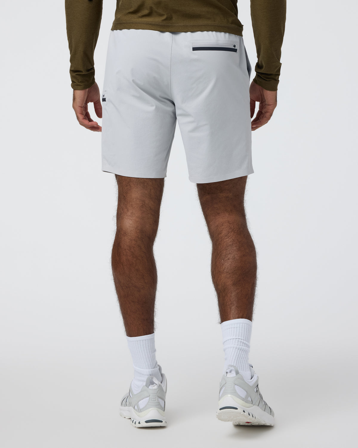 Grafton Short Unlined Classic Fit 7" Sky Grey - Vuori