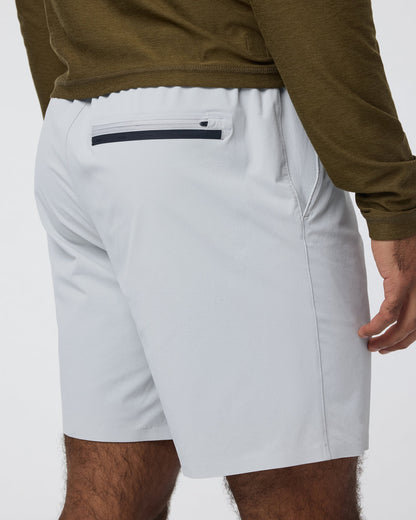 Grafton Short Unlined Classic Fit 7" Sky Grey - Vuori