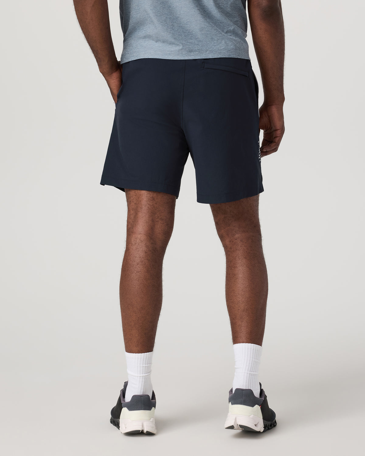Crosscourt Short Unlined 7" Men's Navy Tennis Shorts - Vuori