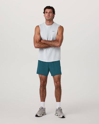 Qualify Short Lined 5" Men's Deep Sea Training Shorts - Vuori