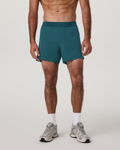 Qualify Short Lined 5" Men's Deep Sea Training Shorts - Vuori