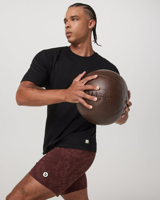 Kore Short Lined 7" Men's Dark Burnt Sienna Earth Shorts - Vuori