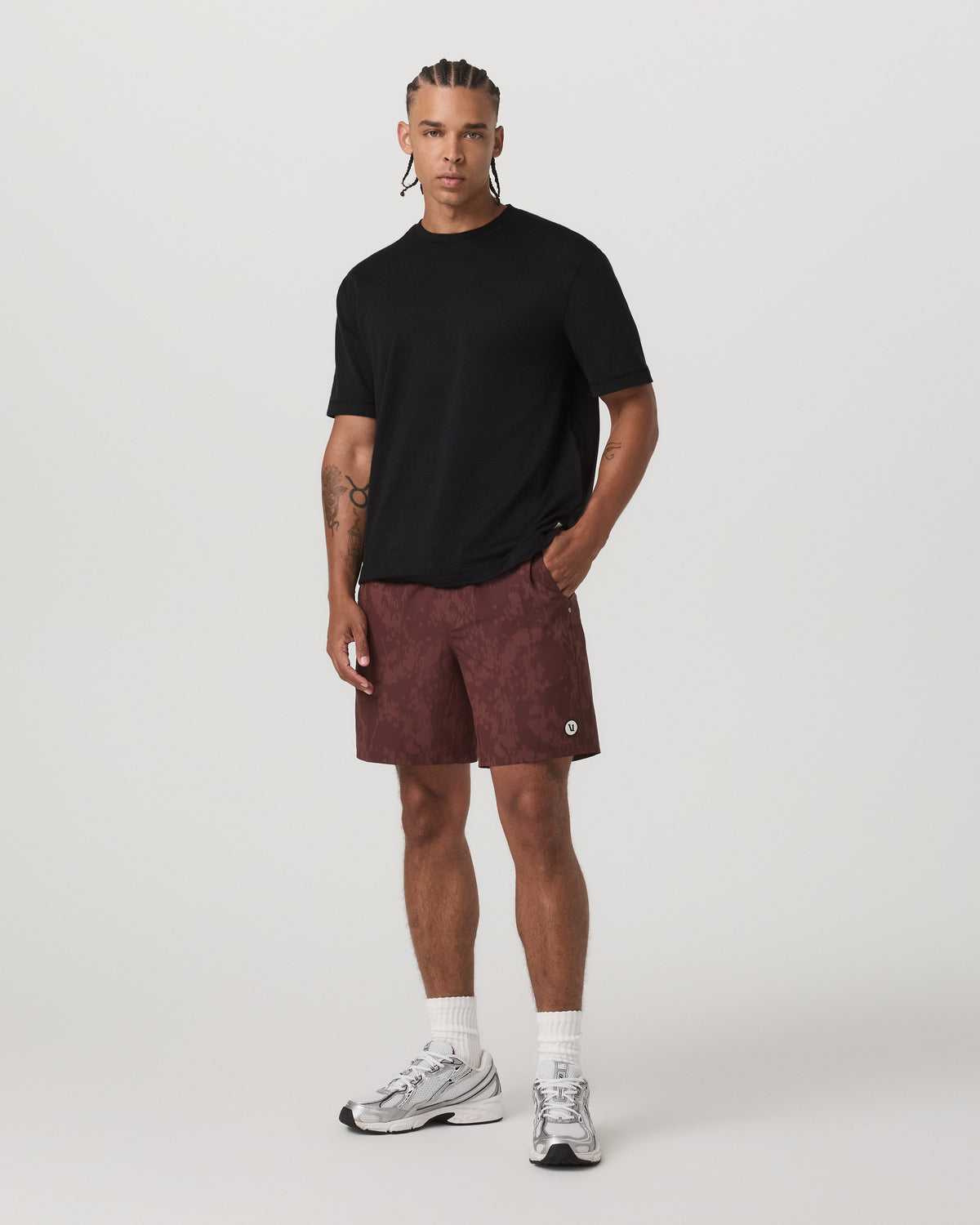 Kore Short Lined 7" Men's Dark Burnt Sienna Earth Shorts - Vuori