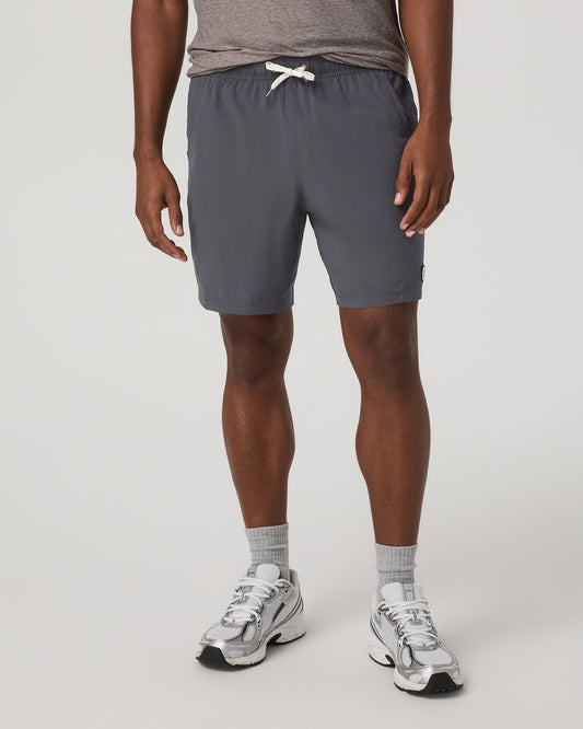 Kore Short Unlined 7" Charcoal Unlined Athletic Shorts - Vuori