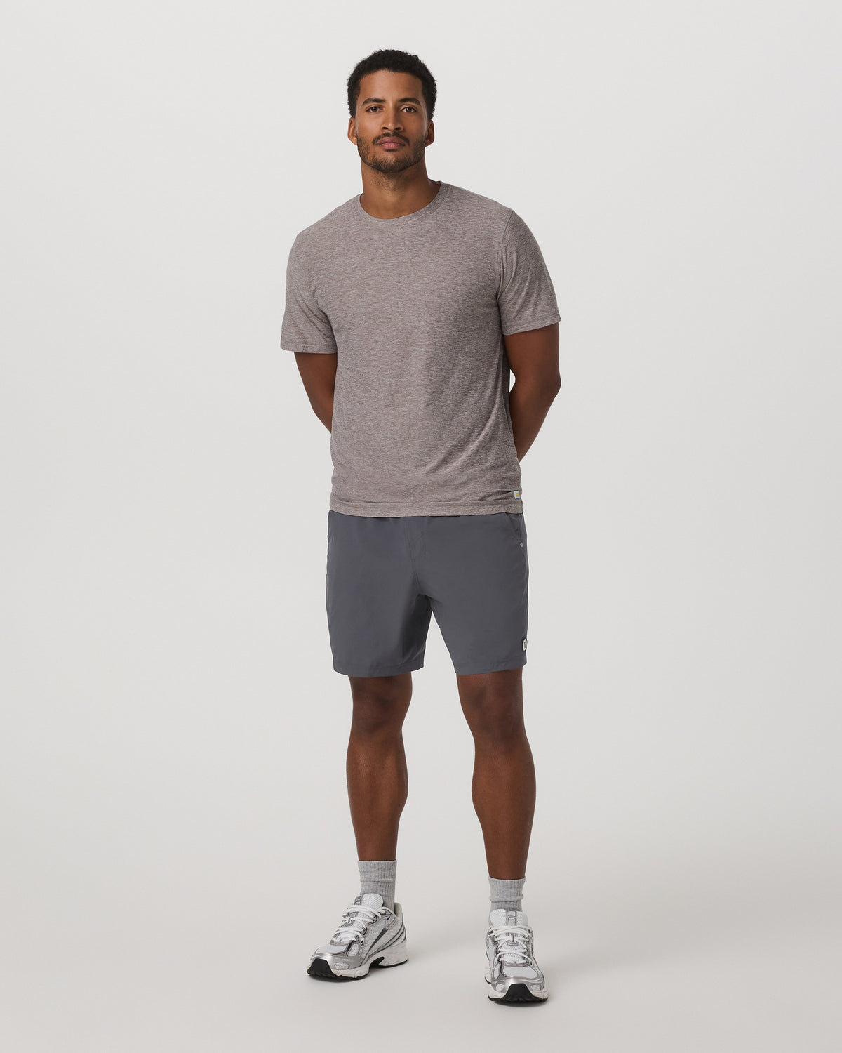 Kore Short Unlined 7" Charcoal Unlined Athletic Shorts - Vuori