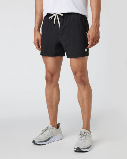 Kore Short Lined 5" Men's Black 5" Athletic Shorts - Vuori