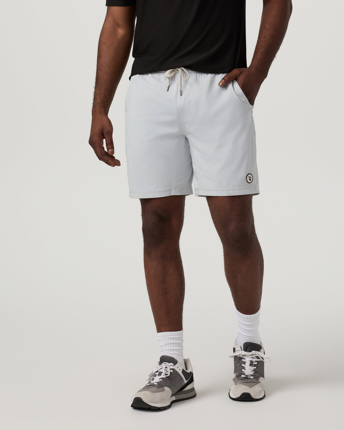 Kore Short Lined 7" Men's Sky Grey Athletic Shorts - Vuori