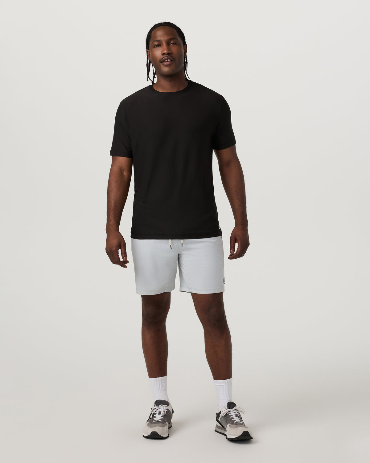 Kore Short Lined 7" Men's Sky Grey Athletic Shorts - Vuori