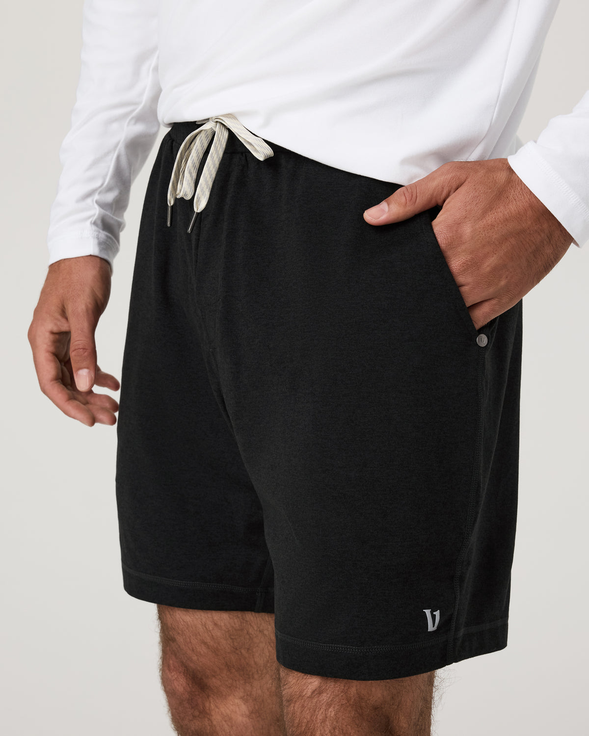 Ponto Performance Short 7" Black Heather - Vuori