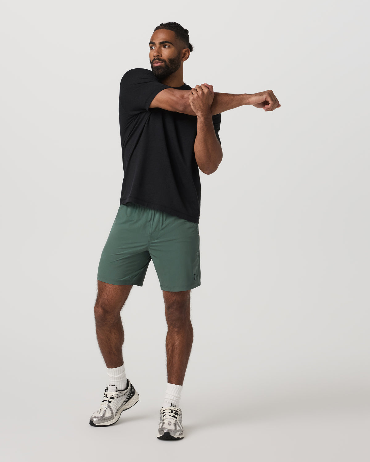 Kore Short Unlined 7" Men's Agate Green Tonal Shorts - Vuori