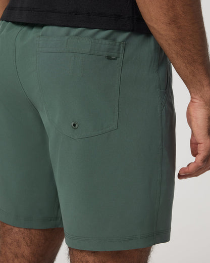 Kore Short Unlined 7" Men's Agate Green Tonal Shorts - Vuori