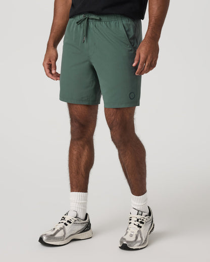 Kore Short Unlined 7" Men's Agate Green Tonal Shorts - Vuori