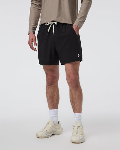 Kore Short Unlined Classic Fit 5" Black - Vuori